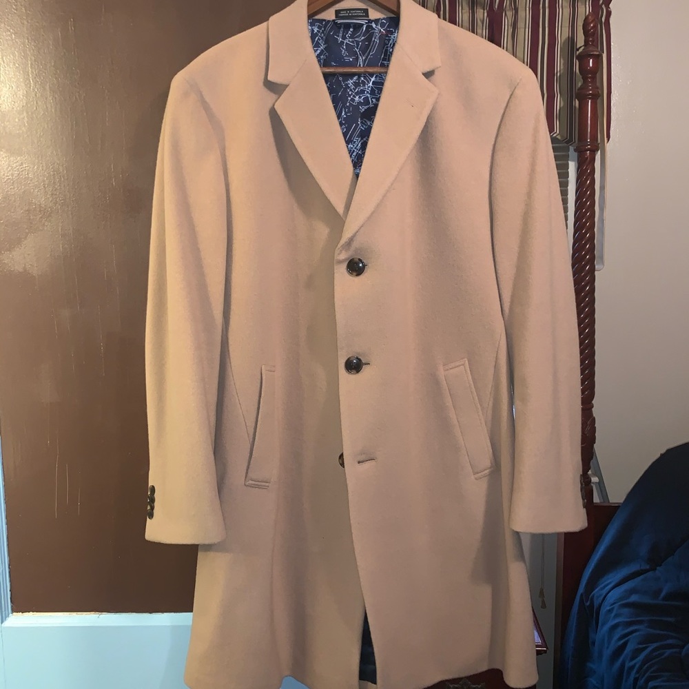 Men’s Nautica Cashmere Camel Coat